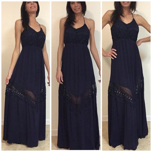 Blue Maxi Dress - Picture 3 of 5